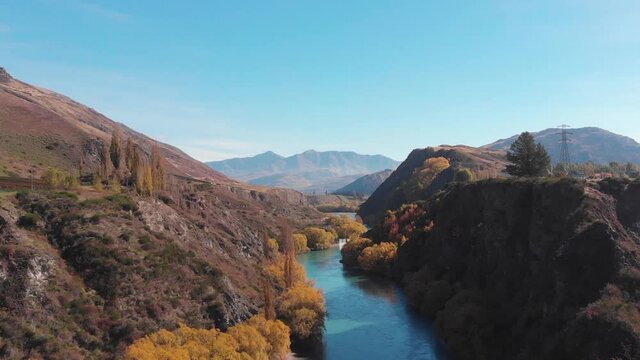 Kawarau River in New Zealand.