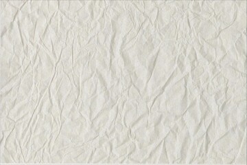Old white crumpled paper sheet background texture