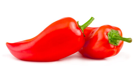 Sweet pepper on white background