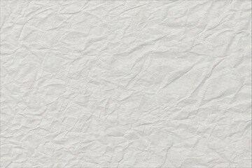 Old white crumpled paper sheet background texture