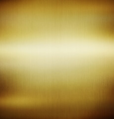 Gold metal background or texture. Yellow steel plate.