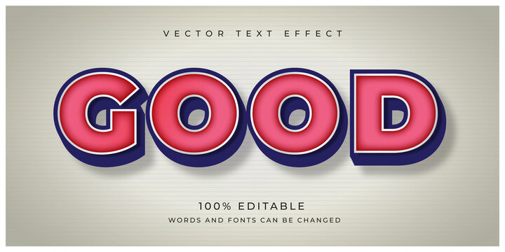 Good Vintage Text Effect