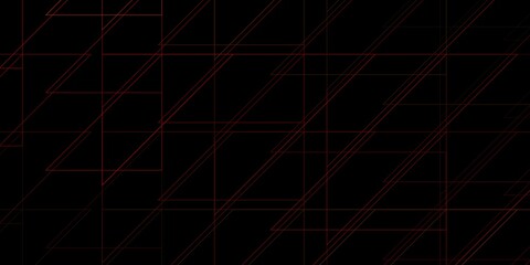 Dark Green, Yellow vector texture with lines. Repeated lines on abstract background with gradient. Template for your UI design.