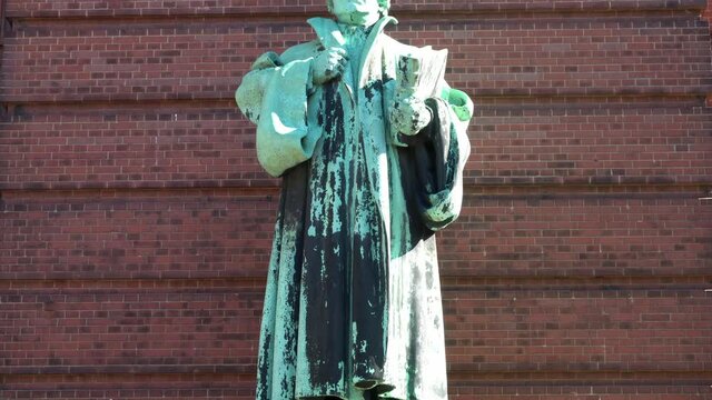Martin Luther Statue - Church