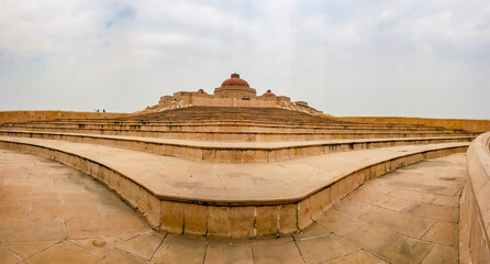 December 15.2019. The ambedkar memorial park of lucknow. It is a massive area of stonework in the city of lucknow and a popular tourist attraction.