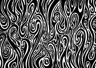 Psychedelic Abstract background. Black and white. Vector illustration for t shirt design, print, poster, background, web, graphic designs.