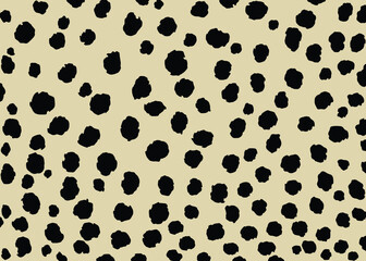 Leopard spots pattern design, vector illustration background. wildlife fur skin design illustration