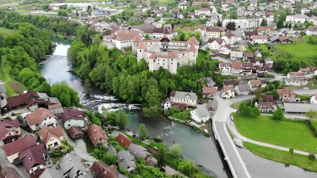 Žužemberk castle in Slovenia. Shot 2
