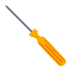 Fototapeta premium Screwdriver illustration for repair and home renovation theme