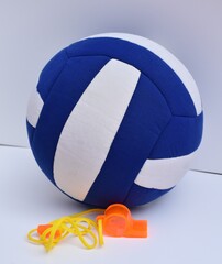 Volleyball and Sports Whistle