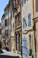 Fototapeta na wymiar Traditional houses in Marseille, France
