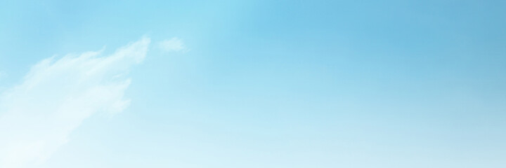 Blue sky with white cloud. The summer heaven is colorful clearing day Good weather and beautiful nature in the morning.