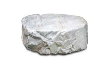 Rock stone isolated on white background, Big granite marble rock stone, File contains with clipping path.