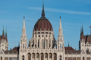 Fototapeta premium Hungarian parliament in budapest, Hungary
