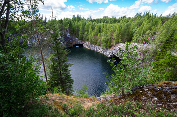 Ruskeala Marble Canyon