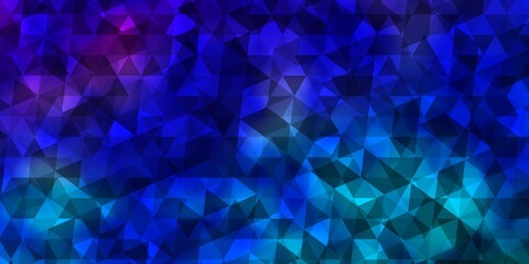 Light Multicolor vector layout with lines, triangles.