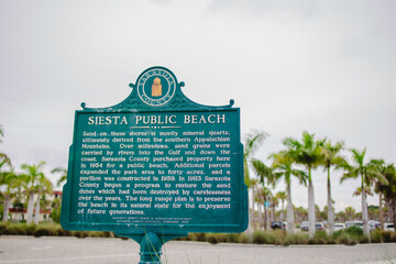 siesta Key beach in Florida west coast beach in Sarasota 