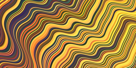 Light Orange vector template with lines.