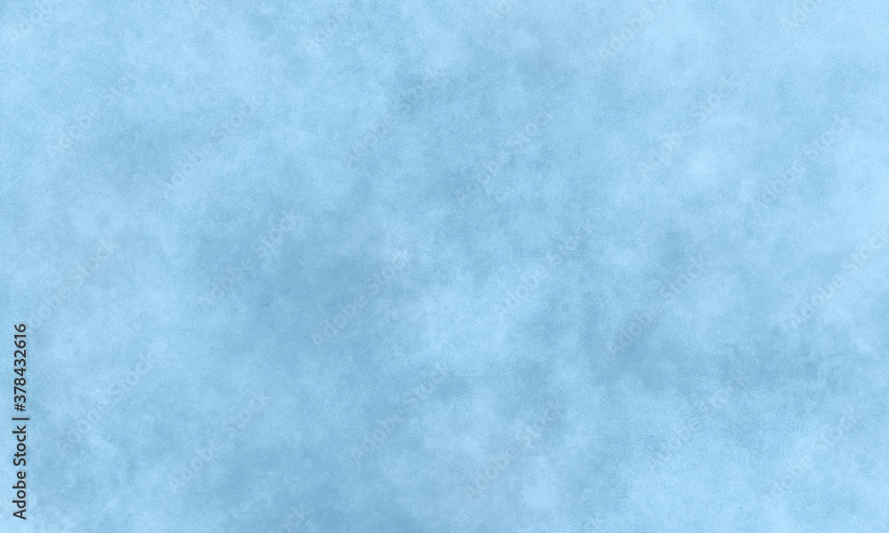Wall mural blue simple classic abstract empty grunge background with fine spots and grainy texture.