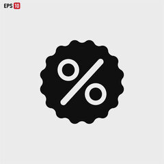 Percentage icon vector eps 10