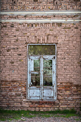 Old window on a argentinian winery. Mndoza, Argentina.