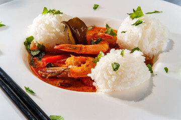 Thai Panang Kung Shrimp