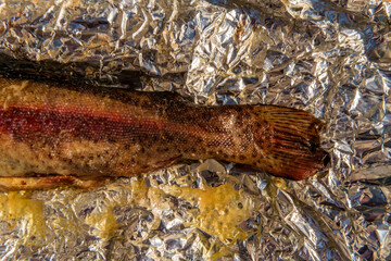 Skin-on Grilled Trout