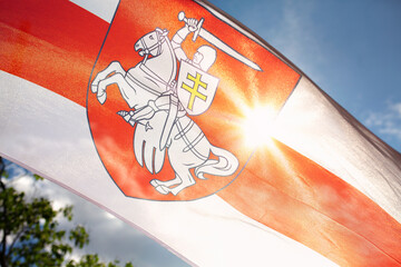white-red-white flag Chase. Belarus