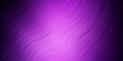 Obraz premium Dark Purple vector background with curves. Bright sample with colorful bent lines, shapes. Smart design for your promotions.