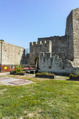 Smederevo Fortress at the coast of the Danube River, Serbia