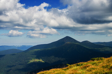 Fototapeta premium Mountains are a great trekking holiday