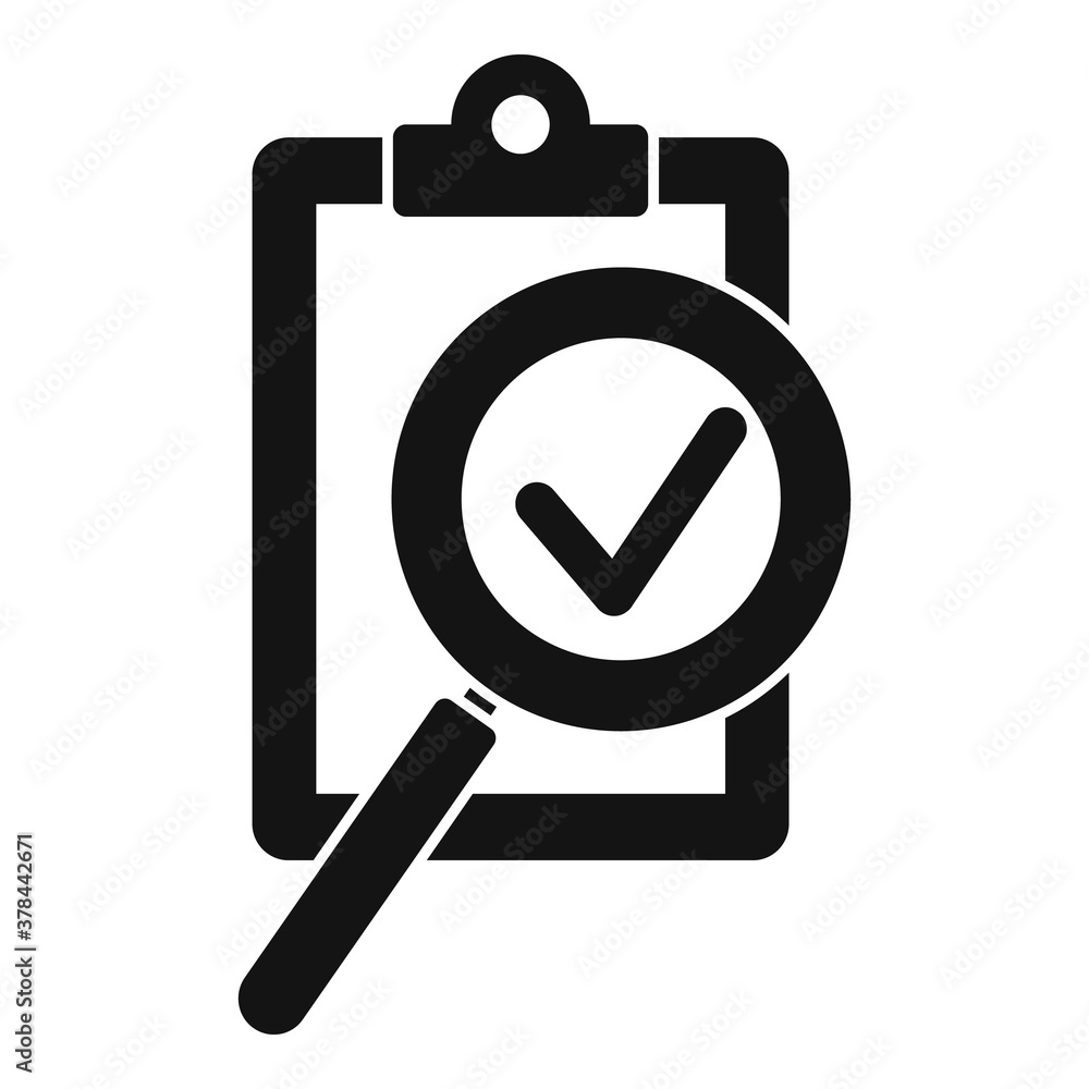 Poster clipboard exploration icon. simple illustration of clipboard exploration vector icon for web design 