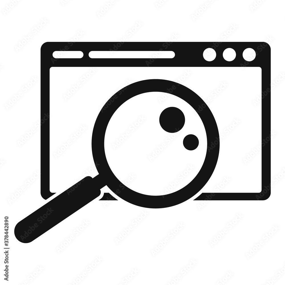 Poster discovery web browser icon. simple illustration of discovery web browser vector icon for web design 