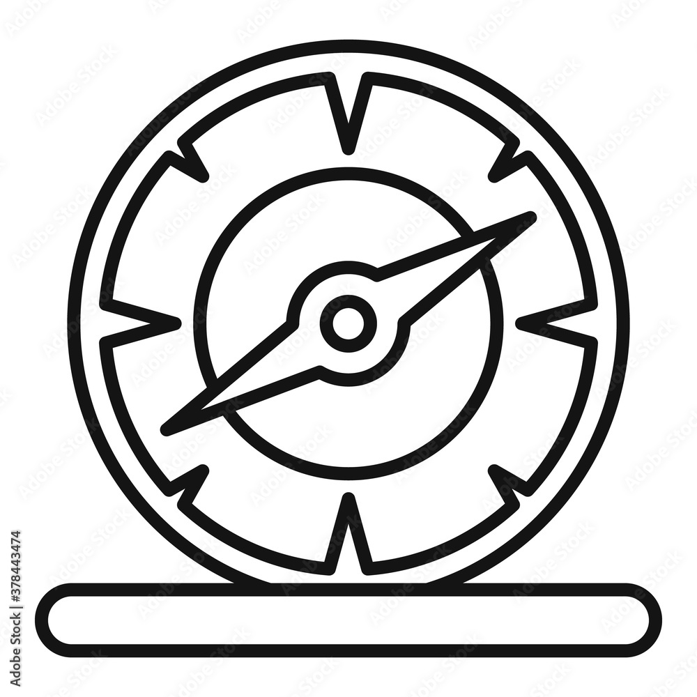 Poster study exploration icon. outline study exploration vector icon for web design isolated on white backg
