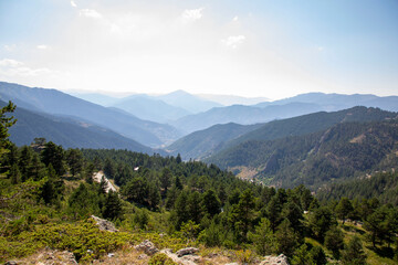 Fototapeta na wymiar Zigana highland mountain scenery in the Black Sea region of , Gumushane, Turkey