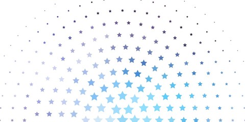 Light Blue, Red vector layout with bright stars. Colorful illustration with abstract gradient stars. Best design for your ad, poster, banner.