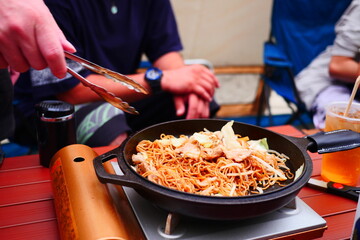 chef preparing meal
