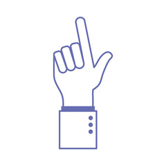 Fototapeta premium l hand sign language line and fill style icon vector design
