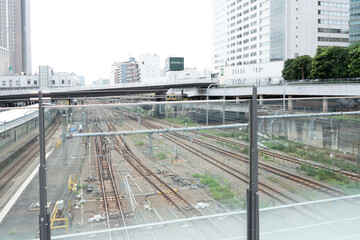 新宿駅南口から見た風景