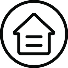 User Interface Icon Home icon arrow icon mail icon message icon chat icon chatting icon folder icon login icon logout icon line style icon. vector illustration. vector icon