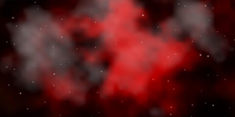 Dark Orange vector pattern with abstract stars. Colorful illustration in abstract style with gradient stars. Best design for your ad, poster, banner.