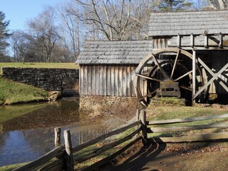 Fototapeta premium old wooden mill