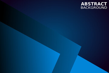 Abstract background vector illustration. Gradient blue with rectangle lines.