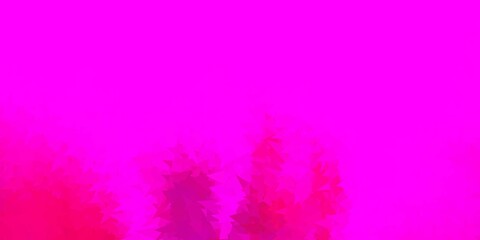 Dark pink vector poly triangle layout.