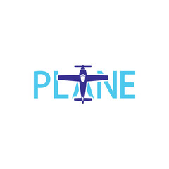 Air Plane logo design vector