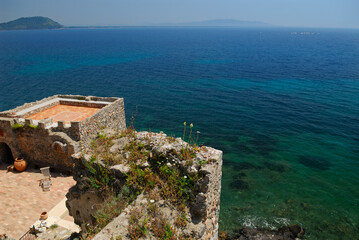 Villa overlooking Mediterranean sea and Monte Argentario at Talamone