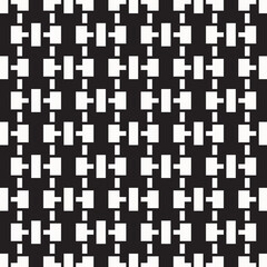 Abstract black geometric of rectangle and square pattern on white background.