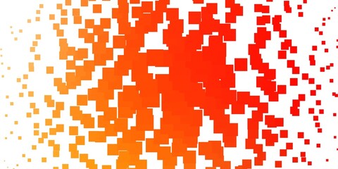 Fototapeta premium Light Red, Yellow vector backdrop with rectangles. Rectangles with colorful gradient on abstract background. Best design for your ad, poster, banner.