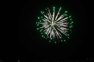 Fire Works in the night sky 