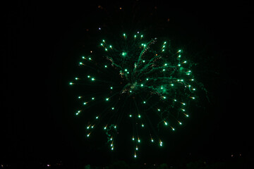 Fire Works in the night sky 